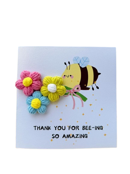 Handmade_Thank_You_Card_with_Crochet_Flowers___Cute_Bee_Greeting_Card___Appreciation_Card_for_Teacher__Friend__Colleague__Birthday__3D_card-removebg-preview